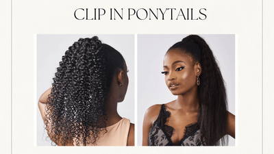 High quality clip-in ponytail extension in Nigeria