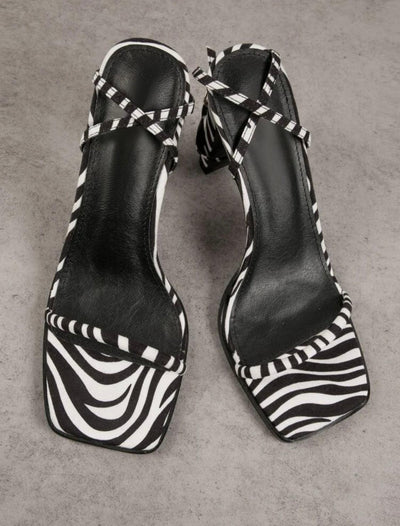 Zebra Print Block Heels in Lagos, Nigeria - All Things Chic