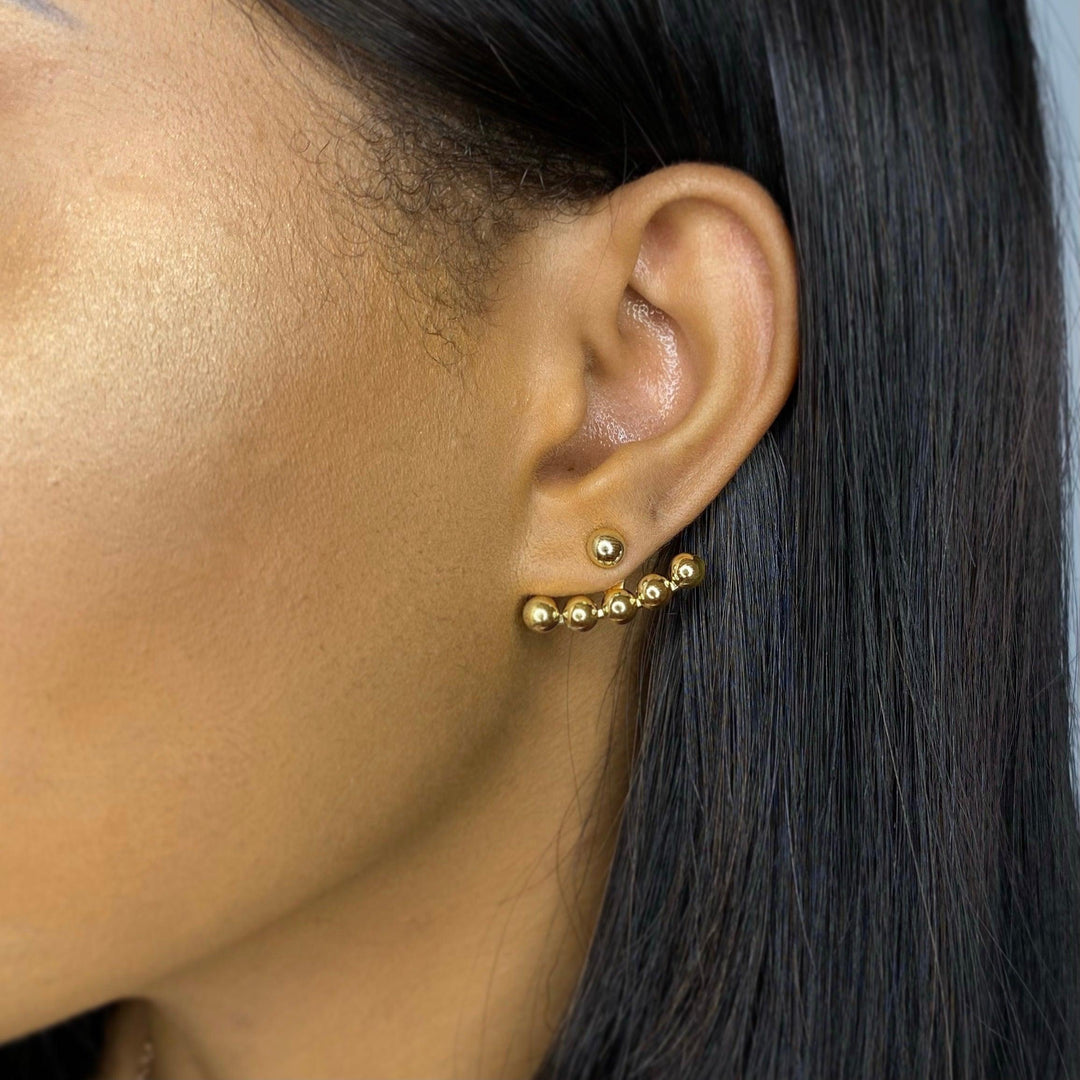 Ball Cuff Earrings in Lagos, Nigeria - All Things Chic