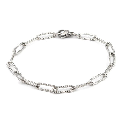 Textured Link Chain Bracelet in Lagos, Nigeria - All Things Chic