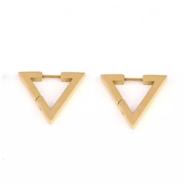 Gold Triangle Earring in Lagos, Nigeria - All Things Chic
