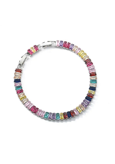 Multicoloured Rhinestone Bracelet
