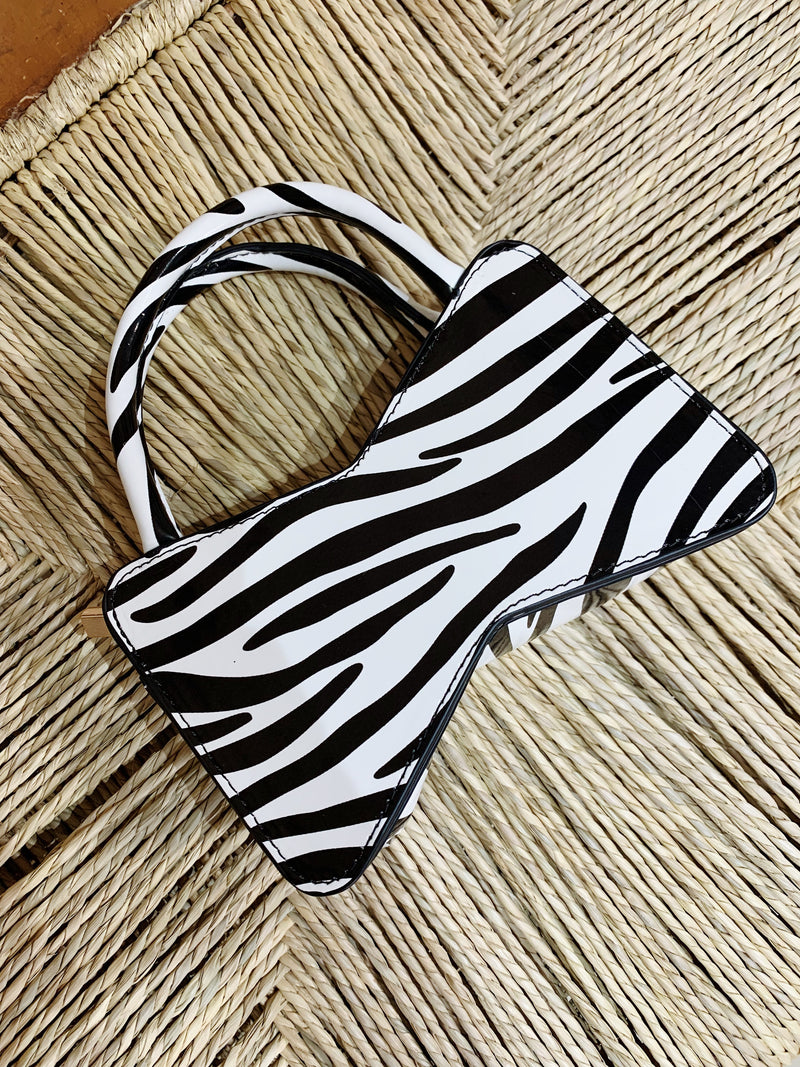 Zebra Print Mini Bag